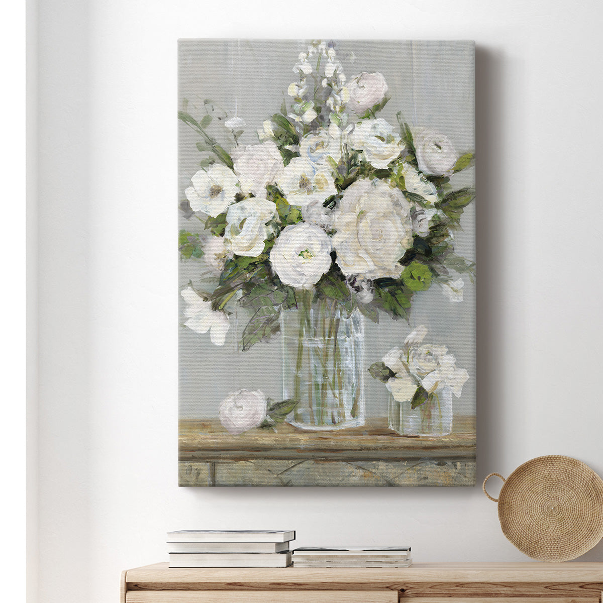 Cottage Whites - Canvas Art Print