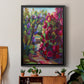 Lilacs & Rhodies - Modern Framed Canvas Print