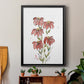 Watercolor Blooms II - Modern Framed Canvas Print