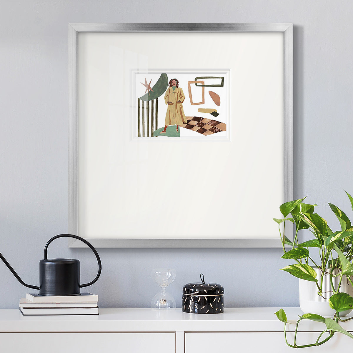 Vintage Vibes VI Premium Framed Print Double Matboard