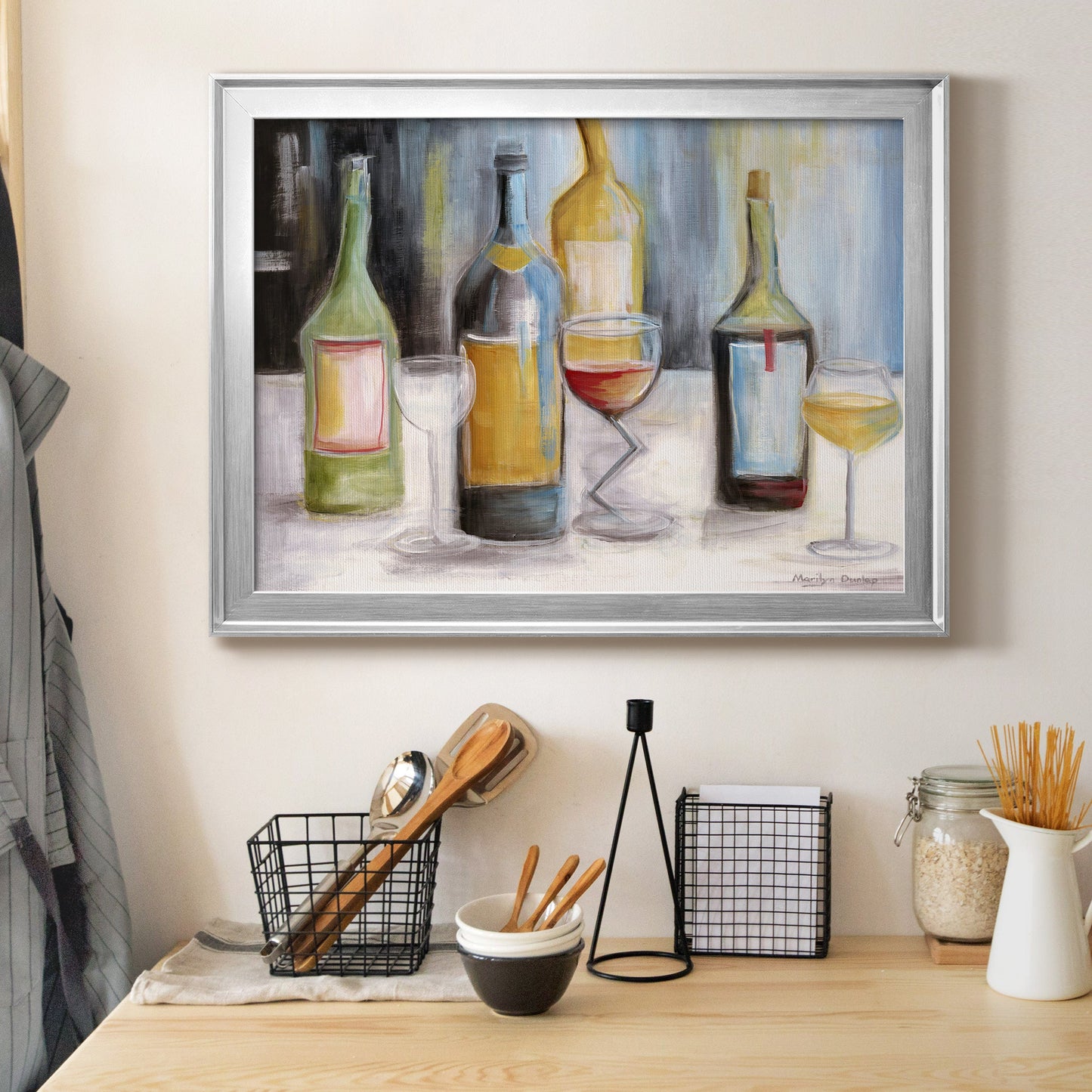 Wine Tasting Premium Classic Framed Canvas - Ready to Hang