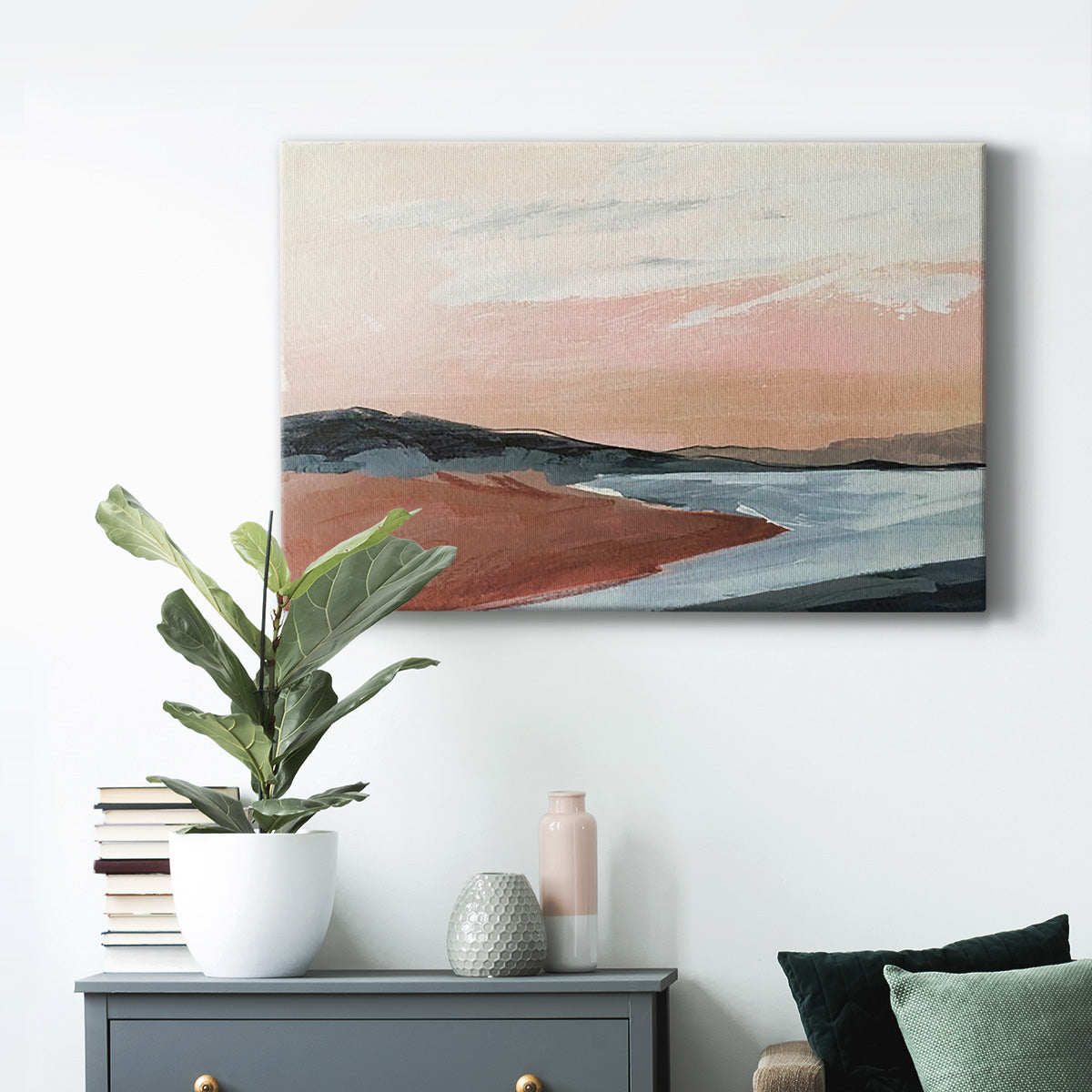 Paynes Coast I Premium Gallery Wrapped Canvas - Ready to Hang