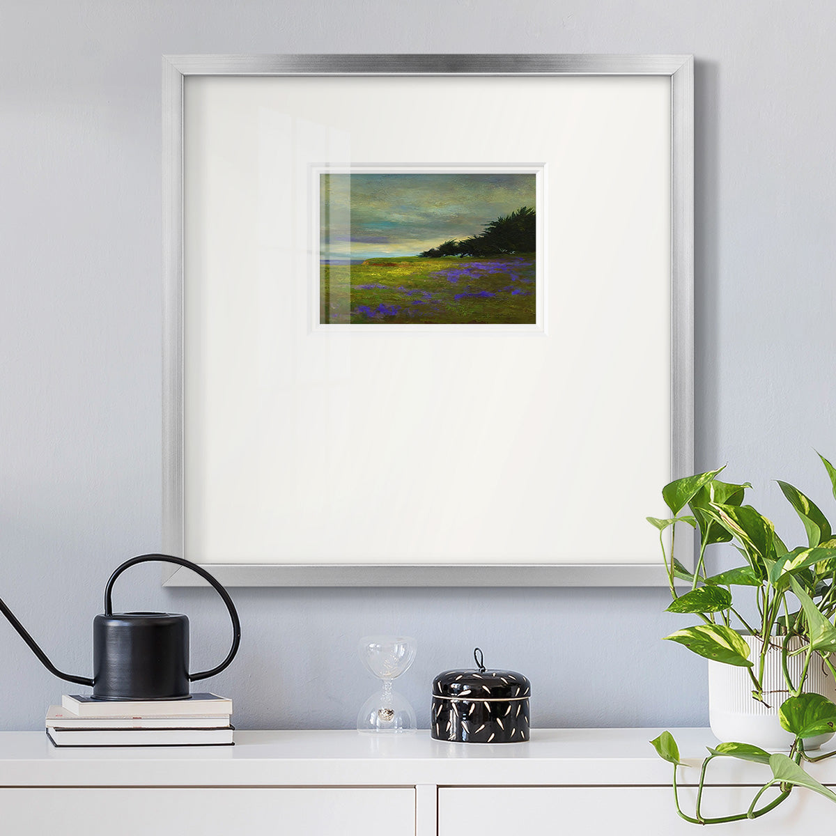 Coastal Views VI Premium Framed Print Double Matboard