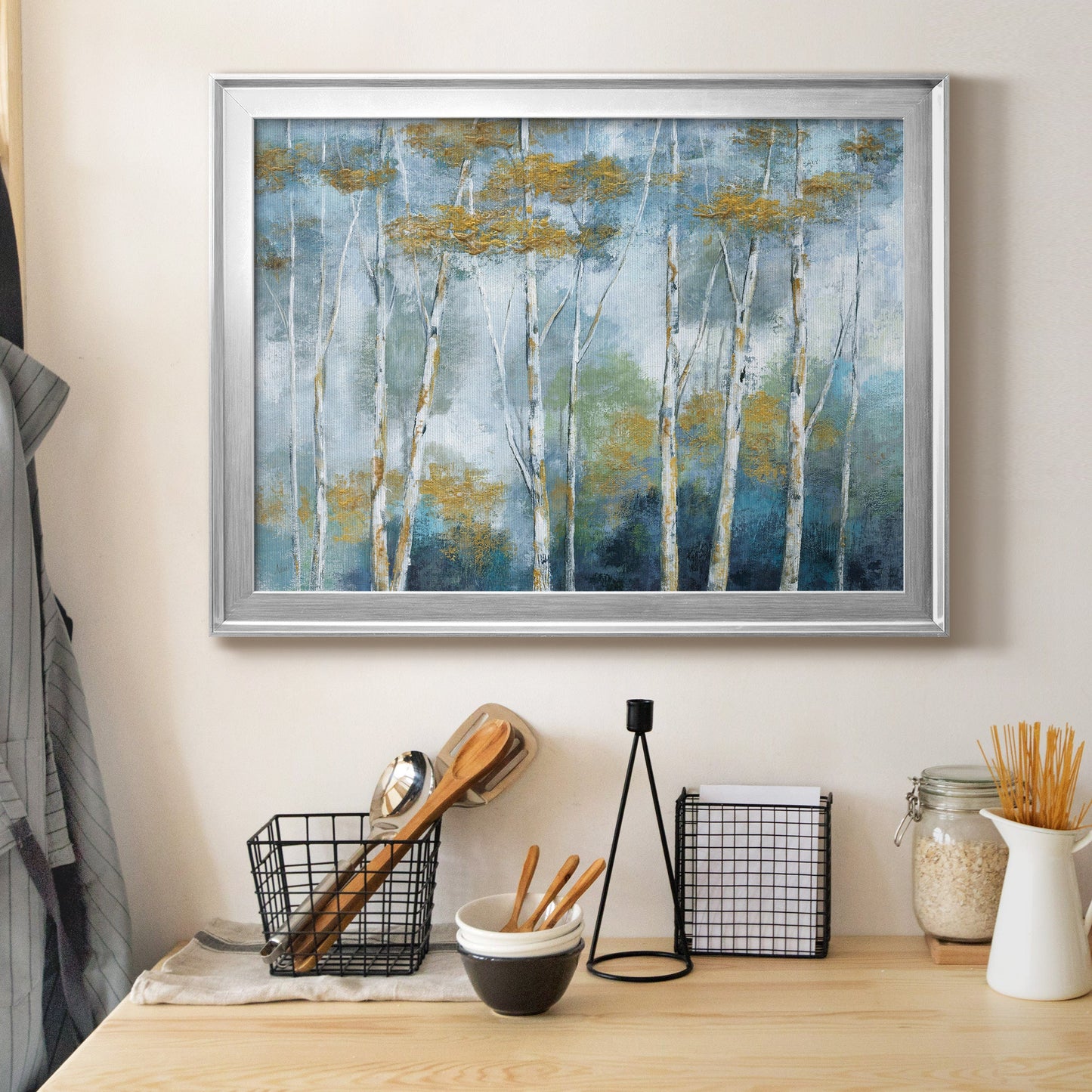 Indigo Forest Premium Classic Framed Canvas - Ready to Hang