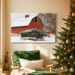 Sleigh of Warm Lantern Promise - Canvas Art Print