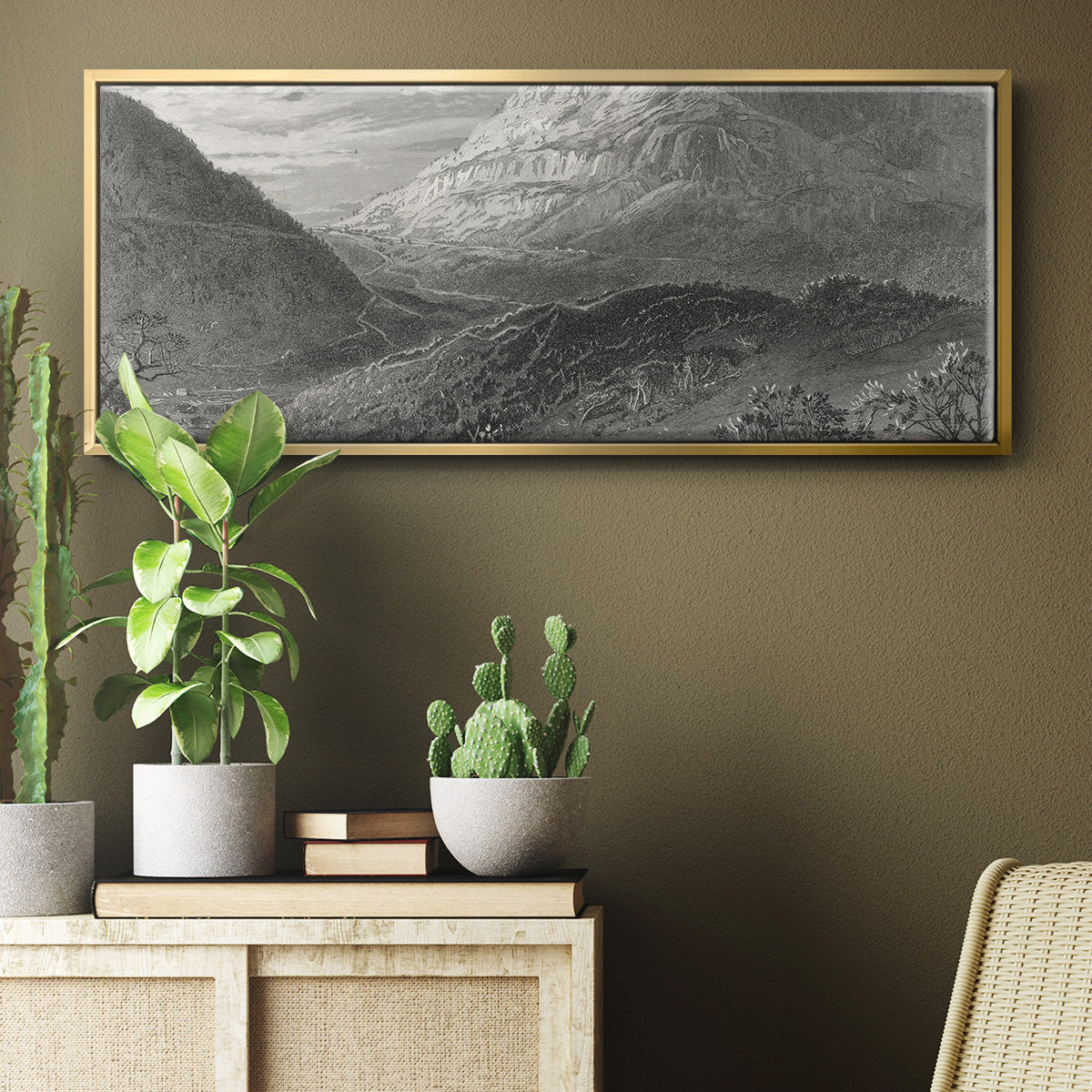 Cumberland Gap - Floater Framed Canvas Print
