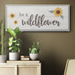 Be a Wildflower - Floater Framed Canvas Print