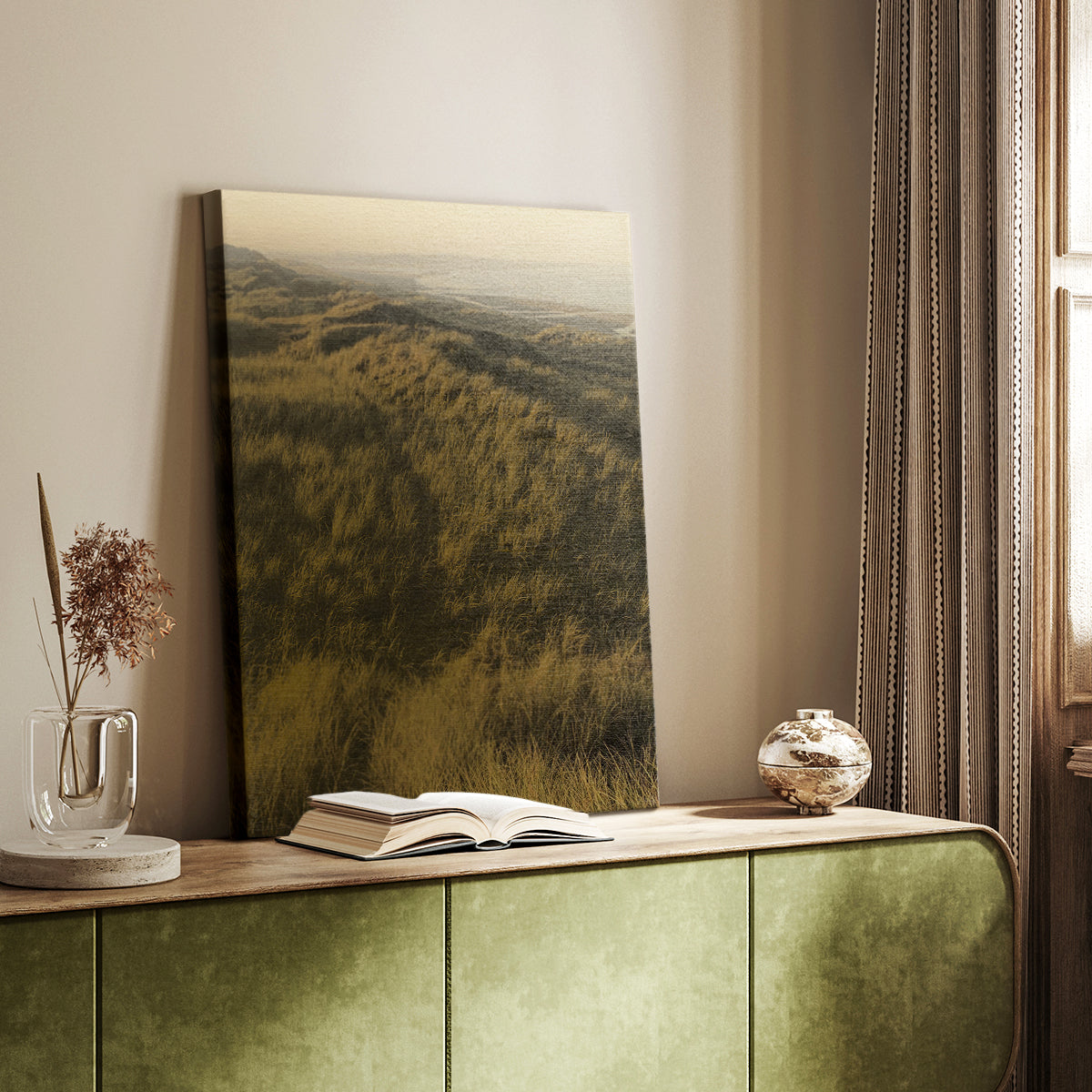 Golden Fog II - Canvas Art Print