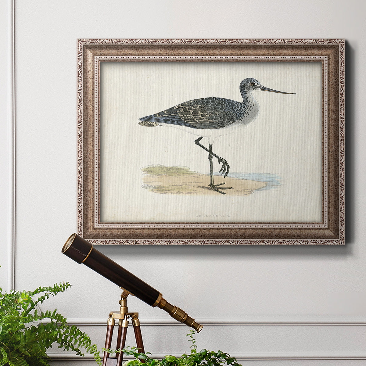 Morris Sandpipers III Premium Framed Canvas- Ready to Hang