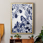 Indigo Song II - Modern Framed Canvas Print