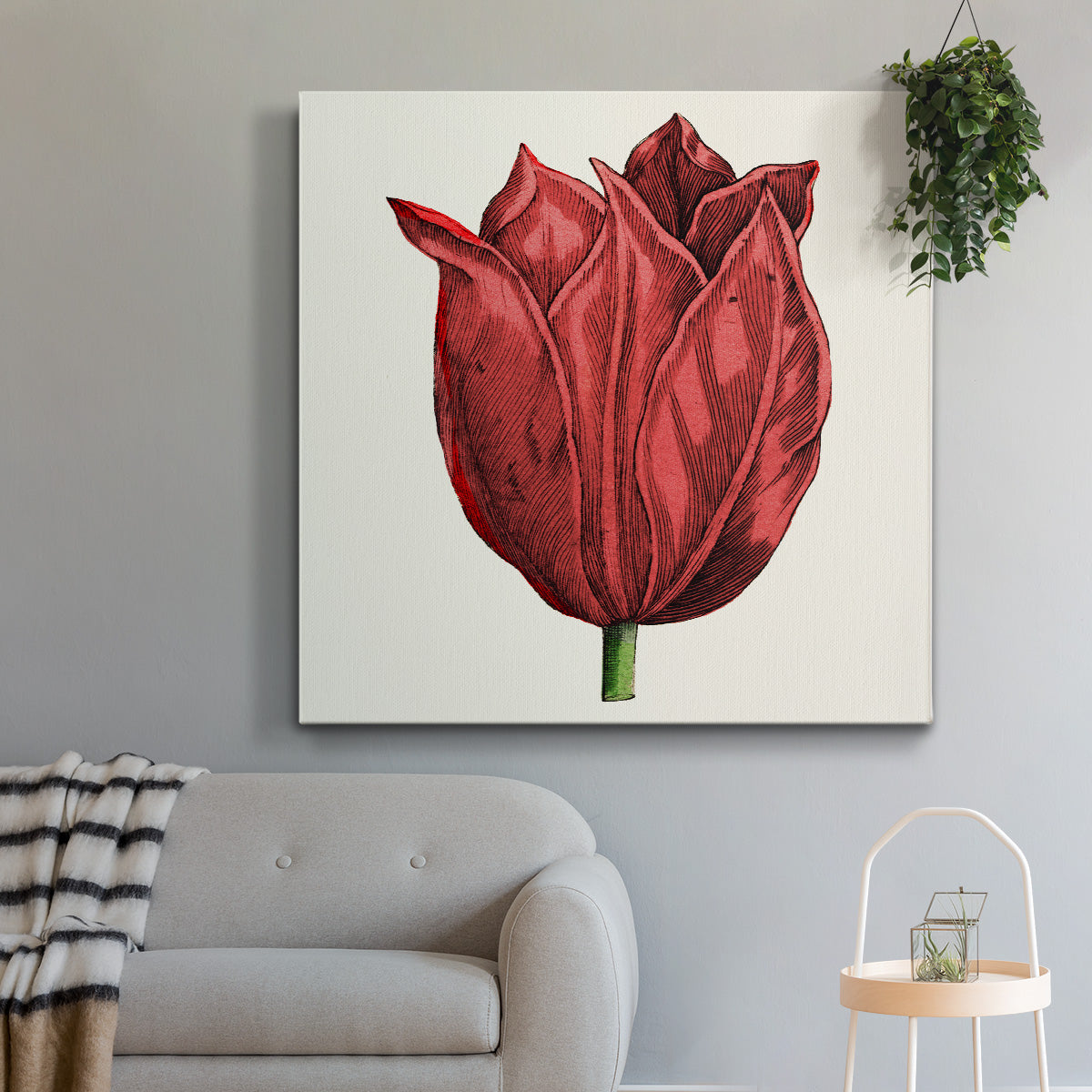 Tulip Garden II - Canvas Art Print