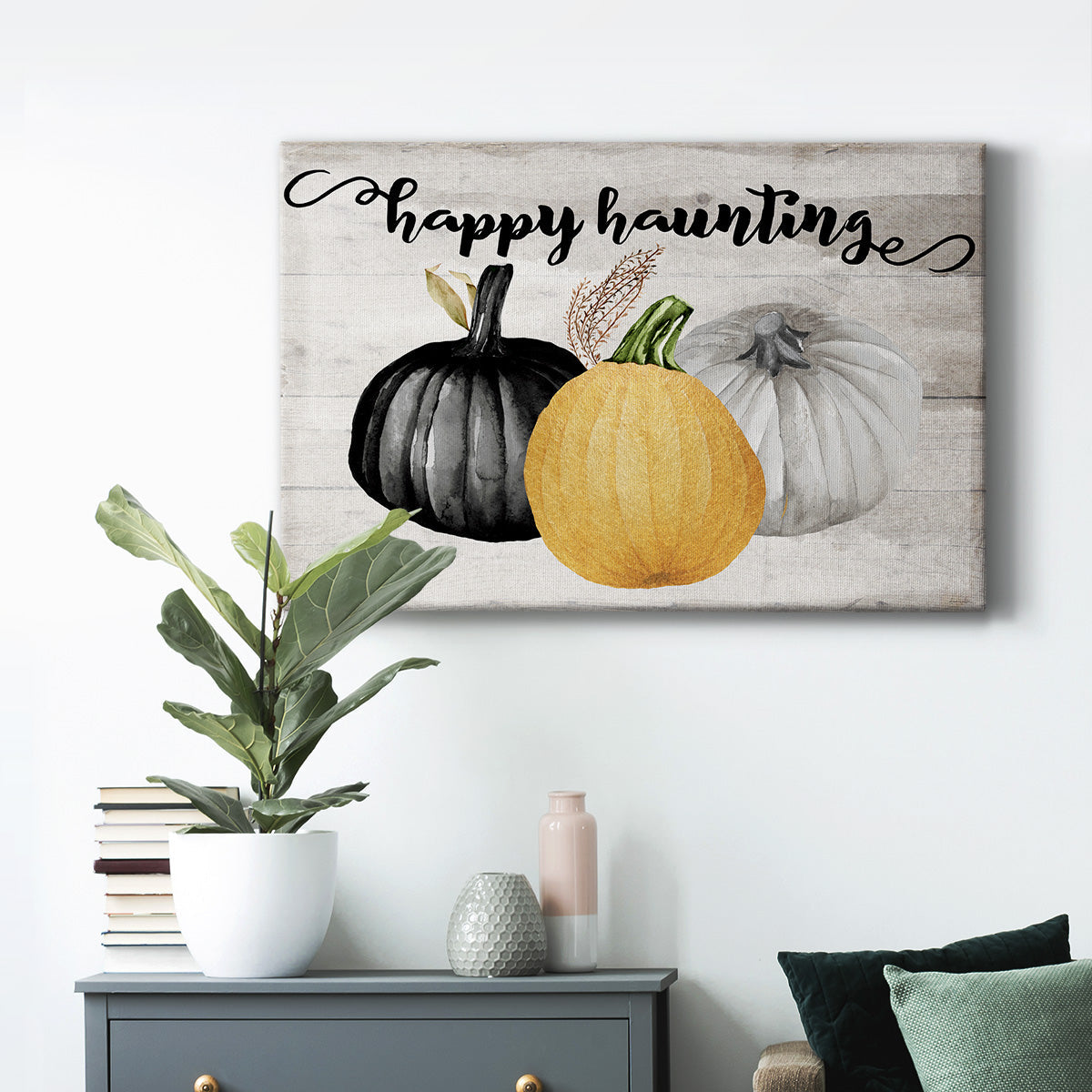Happy Haunting - Canvas Art Print