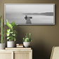 Black & White Water Panel XII - Floater Framed Canvas Print