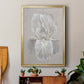 White Iris I - Modern Framed Canvas Print