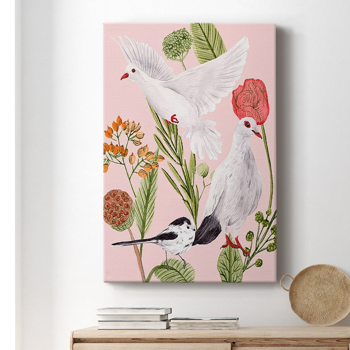 Birds in Motion I Premium Gallery Wrapped Canvas - Ready to Hang