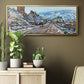 Road to Vétheuil in Winter - Floater Framed Canvas Print