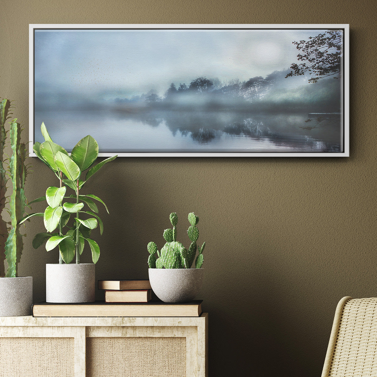 Morning Wonders - Floater Framed Canvas Print