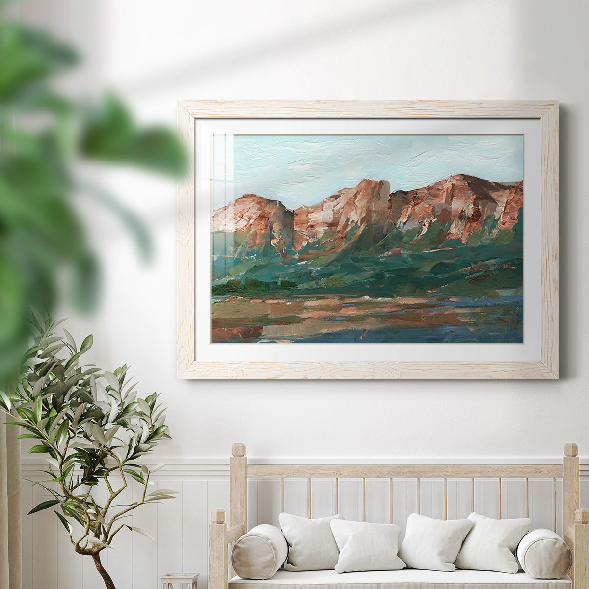Heading West I - Barnwood Framed Art Print
