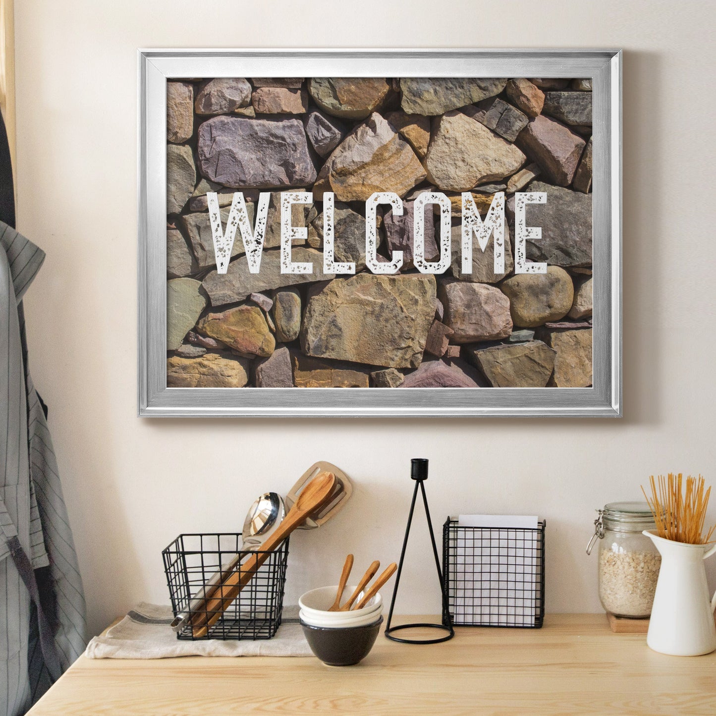 Rock Wall Premium Classic Framed Canvas - Ready to Hang