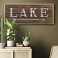 To the Lake - Floater Framed Canvas Print