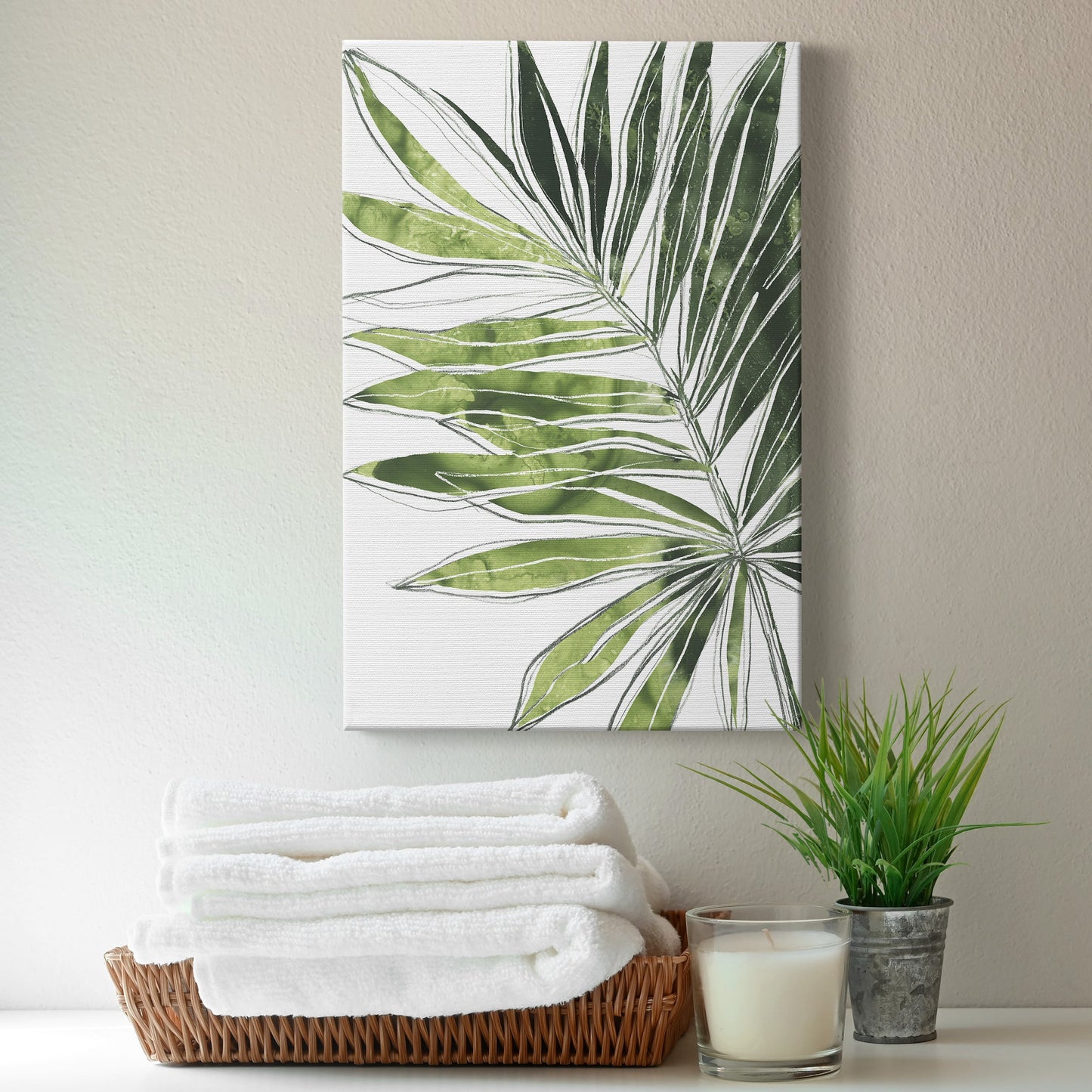 Expressive Palm IV - Canvas Art Print