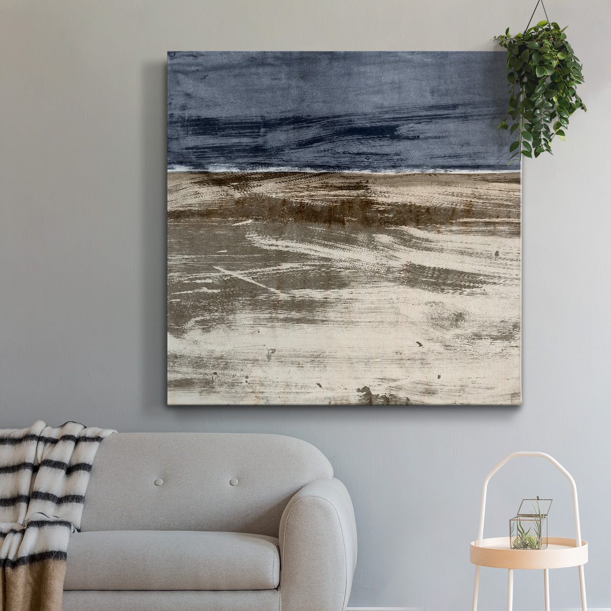 Grey Horizon - Canvas Art Print