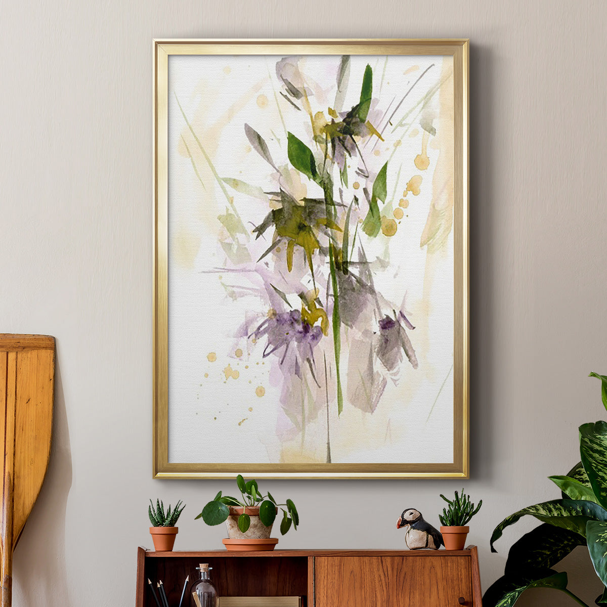 After Rain I - Modern Framed Canvas Print