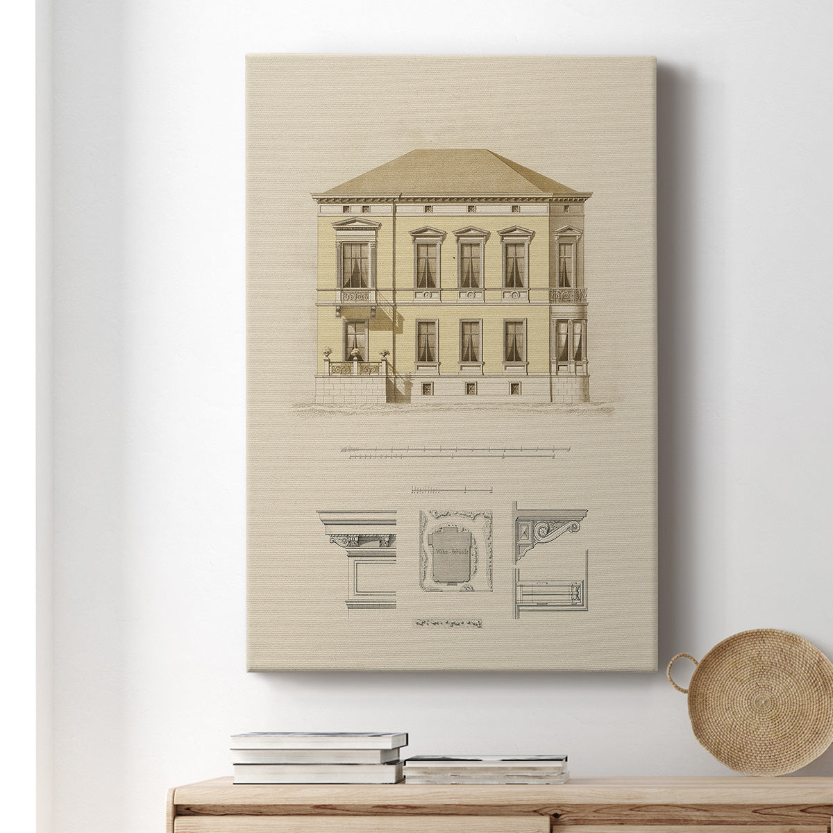 Estate and Plan VI - Canvas Art Print