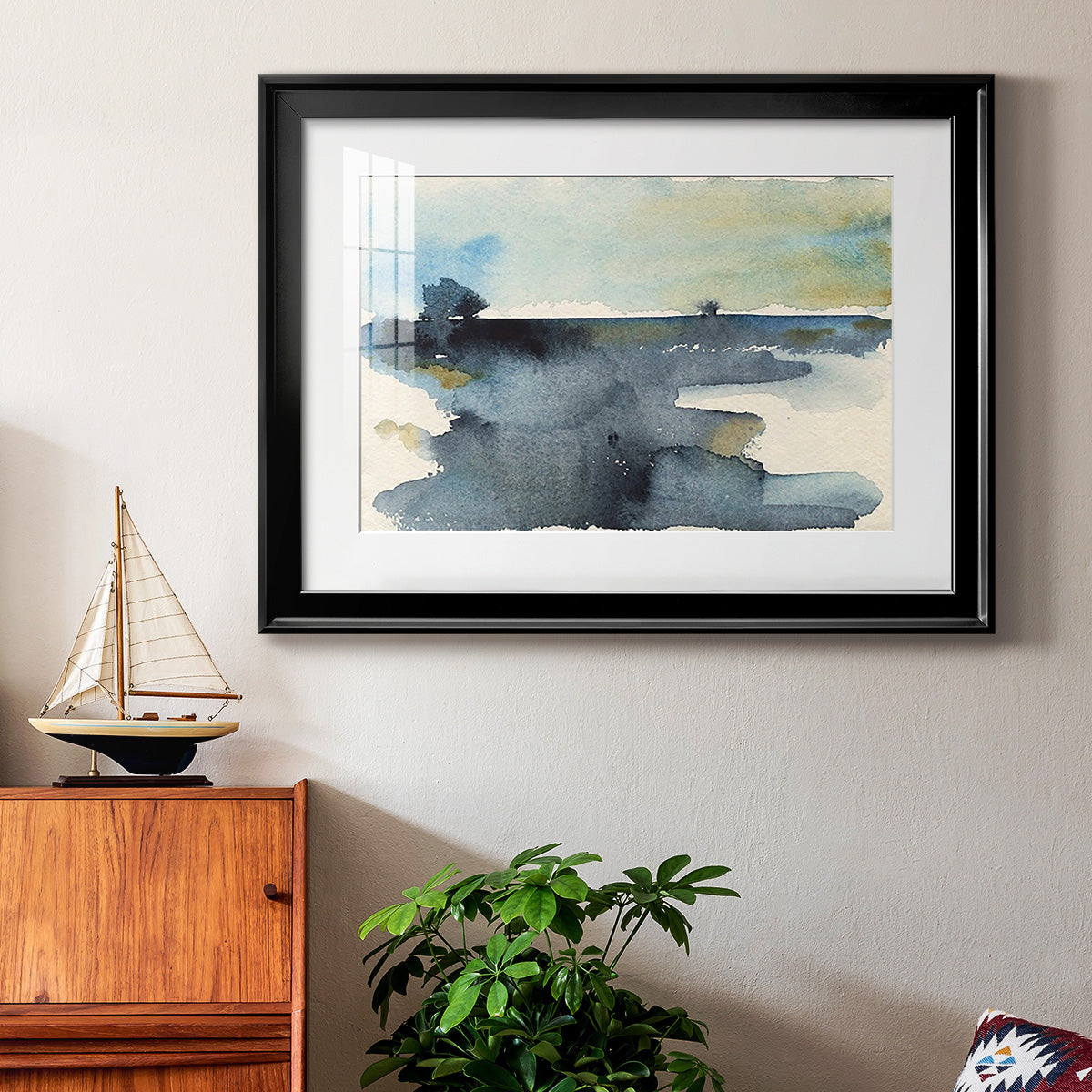 Upheval IV Premium Framed Print - Ready to Hang