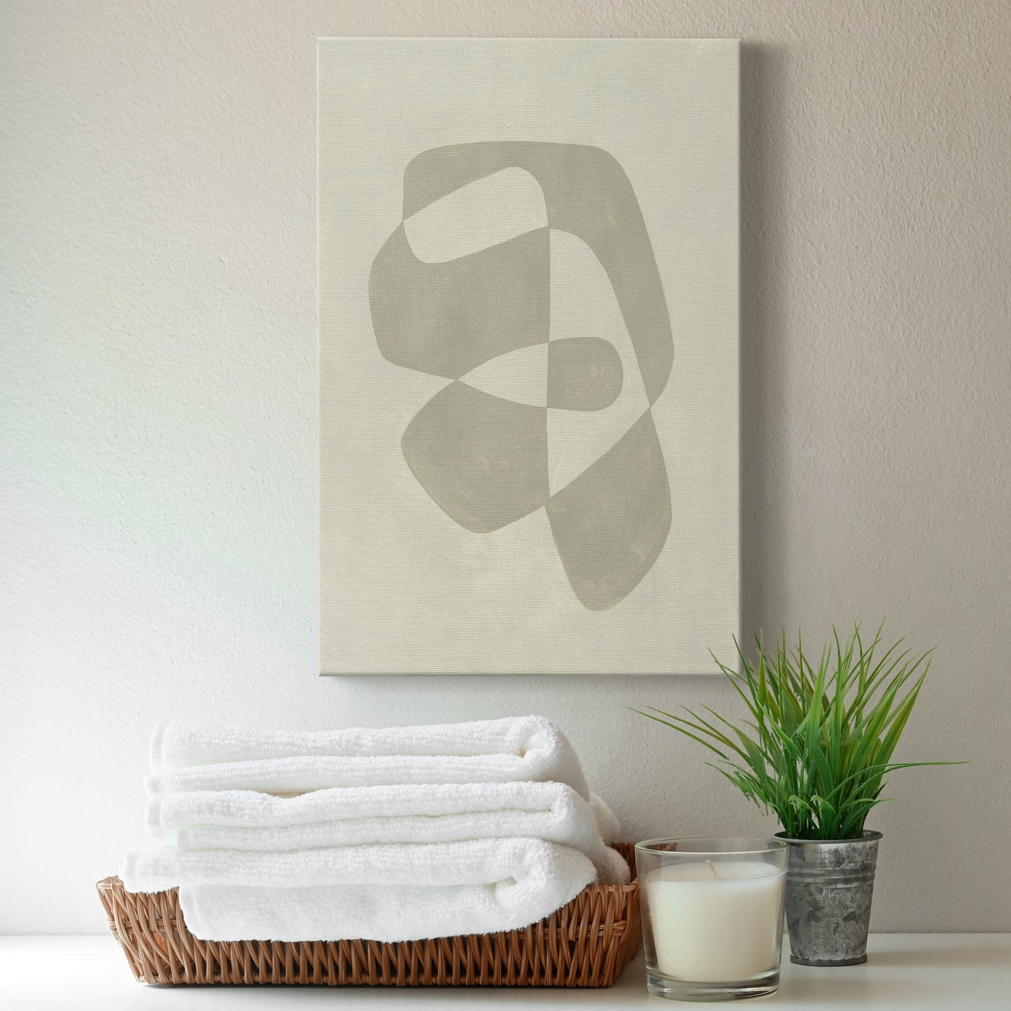 Soft Shape I Premium Gallery Wrapped Canvas - Ready to Hang