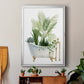 Plant Bath I - Modern Framed Canvas Print