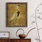 Gold Crane at Dusk I - Premium Canvas Framed in Barnwood - Ready to Hang