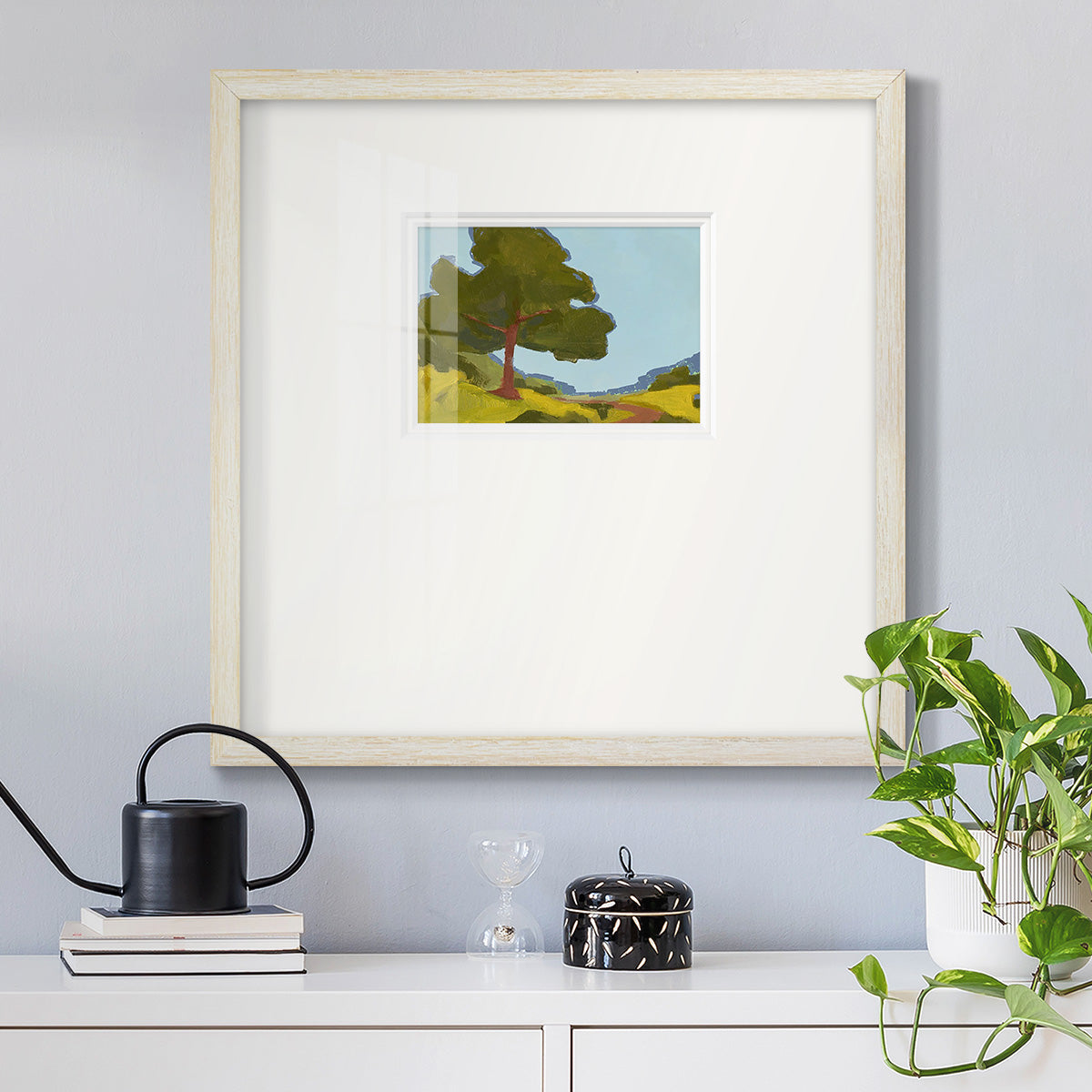 Bright Park II Premium Framed Print Double Matboard