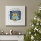 Christmas Owl-Premium Gallery Wrapped Canvas - Ready to Hang