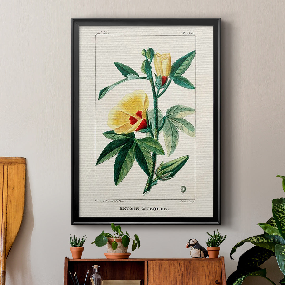 Turpin Tropical Botanicals VI - Modern Framed Canvas Print