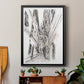 Europe Street Sketches III - Modern Framed Canvas Print