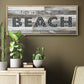 Better at the Beach - Floater Framed Canvas Print