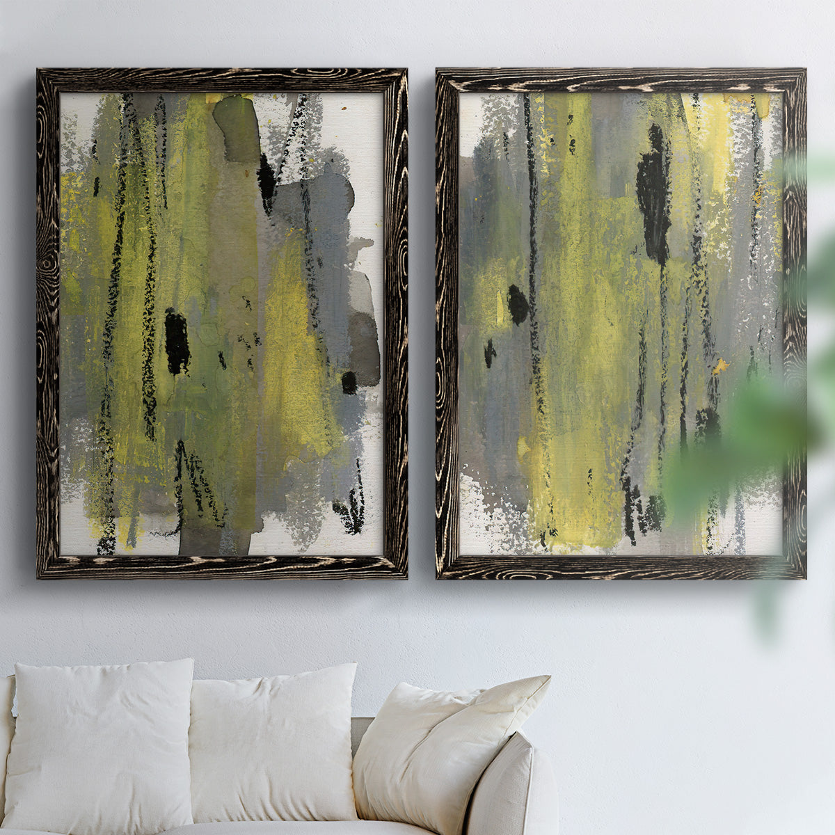 Loft Pastel I - Premium Framed Canvas 2 Piece Set - Ready to Hang