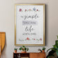 The Simple Things - Modern Framed Canvas Print