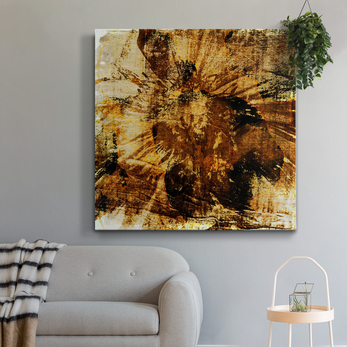 Poppy Gold II - Canvas Art Print