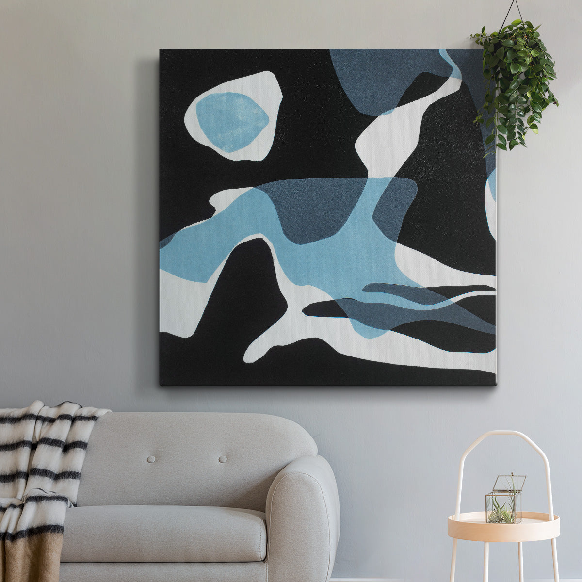 Rivers & Stones I - Canvas Art Print