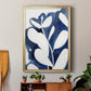 Blue Eucalyptus II - Modern Framed Canvas Print