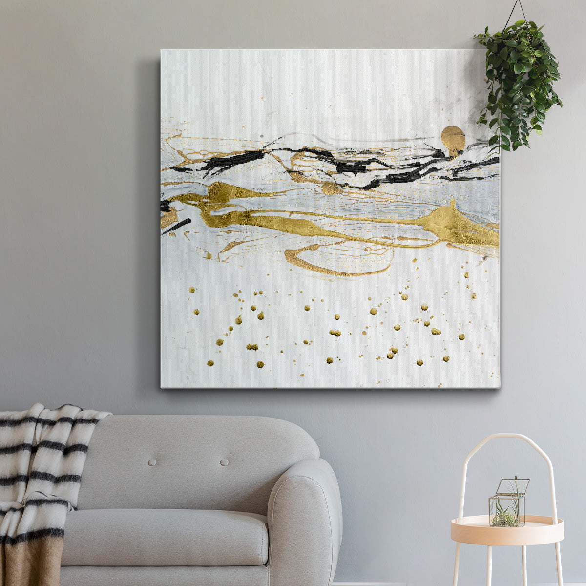 Golden Kelp IV - Canvas Art Print