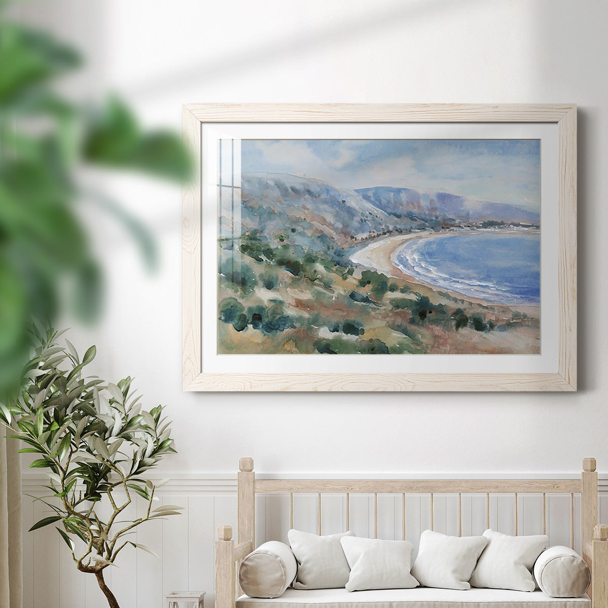 Coastal Mist II - Barnwood Framed Art Print
