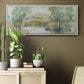 Trees on the Creek I - Floater Framed Canvas Print