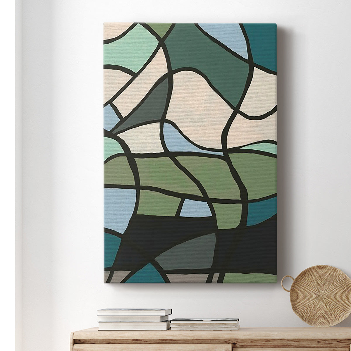 Multicolor Stained Glass II - Canvas Art Print