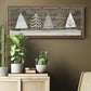 Wooded White Christmas Collection D - Floater Framed Canvas Print