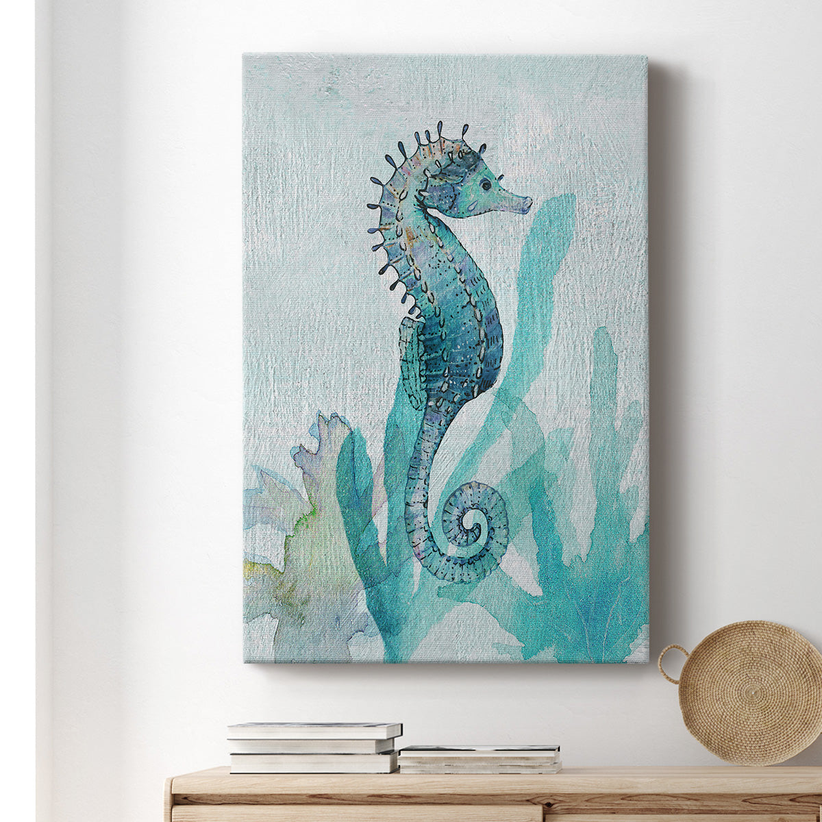 Seahorse I Premium Gallery Wrapped Canvas - Ready to Hang