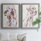 Sitting Dog III - Premium Framed Canvas 2 Piece Set - Ready to Hang