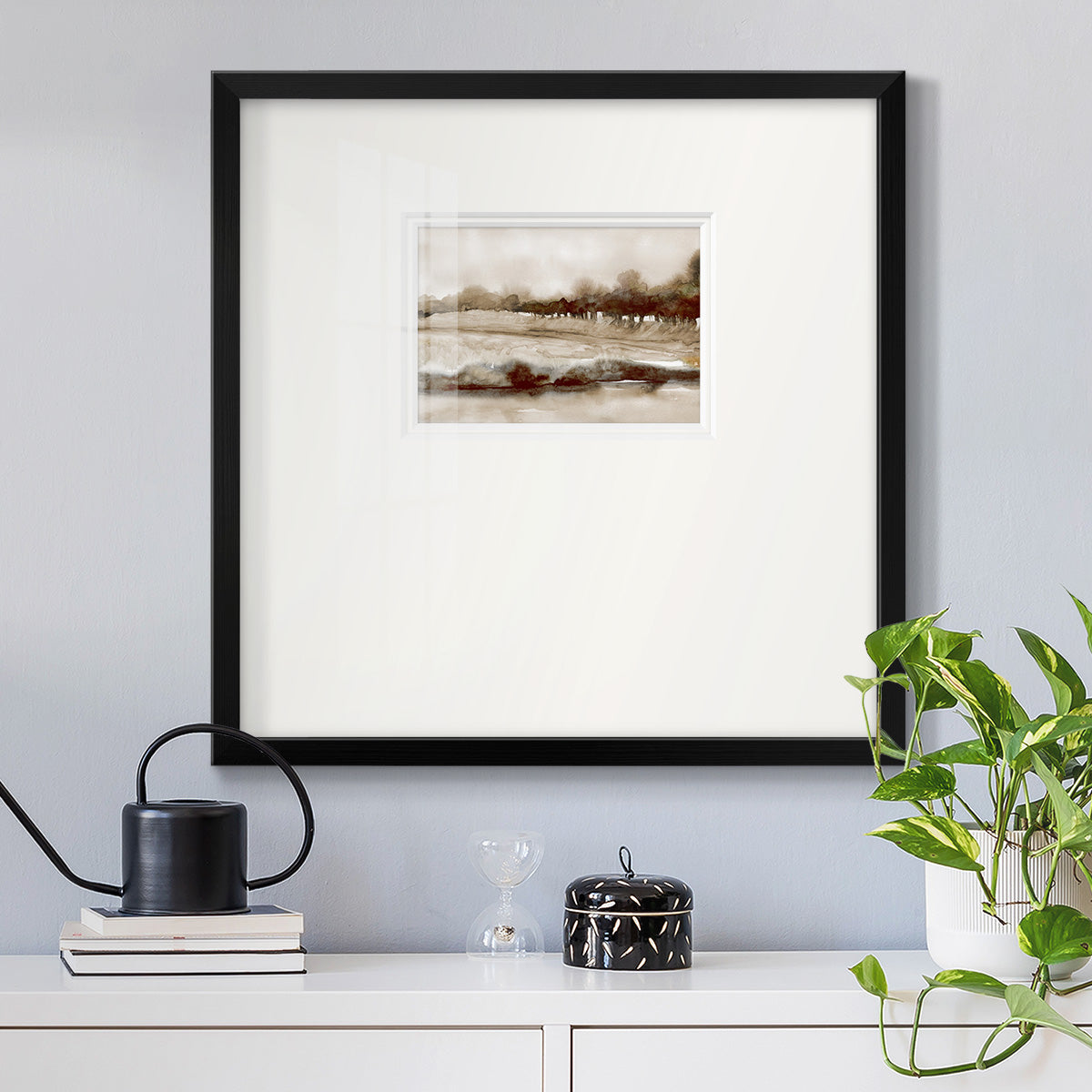 Season of Fall Premium Framed Print Double Matboard